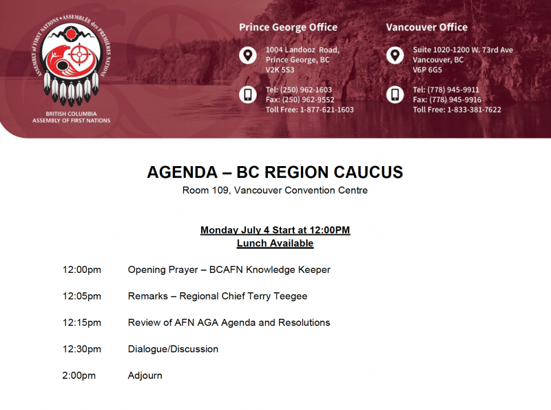 Agenda July 4