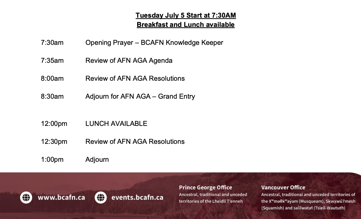 BC Caucus July 5 