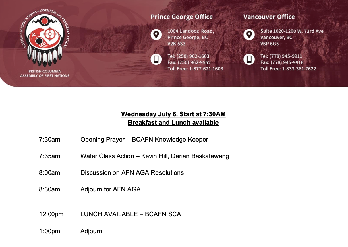 Agenda July6